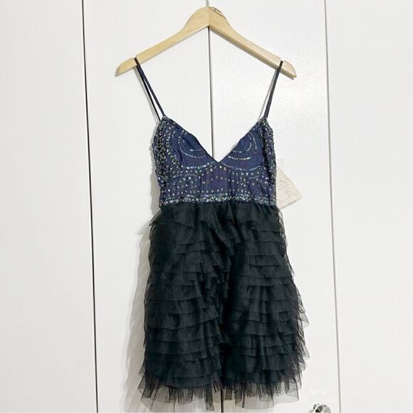 Free People Flutter Mini Dress Size S - Picture 5 of 7
